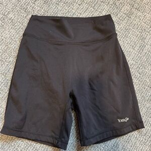 YoungLA Women's Sleek Black Bike Shorts
